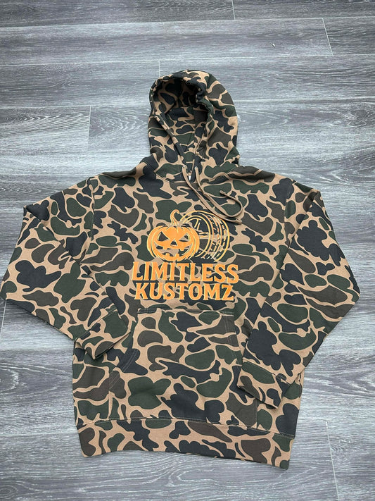 Pumpkin camo hoodie